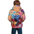 thumbnail image 2 of Kids Blue'S Clues Hooded Sweatshirt 3D Pullover Hoodie for Girls Boys with Pocket, 2 of 8