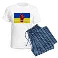 thumbnail image 5 of CafePress - Glory To Ukraine Pajamas - Women's Short Sleeve Print T-Shirt and Pants Light Cotton Pajama Set, 5 of 7