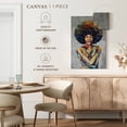 thumbnail image 5 of Elephant Stock Abstract Portrait Oil Wall Art - Vertical Canvas Wall Art - Living Room Wall Decor - People Canvas - Gray And Brown Decor - 16" x 24", 5 of 8