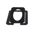 thumbnail image 1 of Desktop Speaker Stand External Riser Tilted Anti Slip Universal Fittings Holder Studio Monitor Stand for Computer Equipment black, 1 of 8