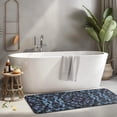 thumbnail image 2 of Blue Abstract Pattern Kitchen Rug Mat,Kitchen Runner Rugs Non Skid Washable,Decorative Kitchen Floor Mats for Kitchen,Sink,Laundry,17"x47.2", 2 of 7