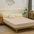 thumbnail image 4 of AuroraX King Size Bed Sheets Cotton Double Bed Sheet Sold-Separately,Deep 400 Thread Count Cooling Fitted Sheets for Summer Residential Bedroom, 4 of 6