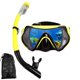 thumbnail image 1 of Máscara De Esnórquel Juego De Esnórquel Para Adultos Y Jóvenes Máscara De Buceo Y Gafas De Natación De Esnórquel Completamente Secas Son Adecuadas Para Esnórquel, Buceo, Natación (Amarillo), 1 of 5