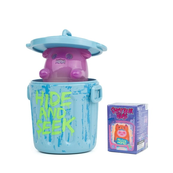 Juguete coleccionable BEEMAI Ghost Bear House Series con 14 figuras