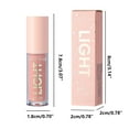 thumbnail image 3 of XWSHYW Lápiz Labial Hidratante E Hidratante, Brillo de Labios Candy, Acabado Espejo, Brillo Perlado, Brillo de Labios Bare Color, 12 Colores, Rostro Liso, Brillo de Labios 3,5 Ml, 3 of 3
