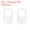 White, variant on Crochet Stitch Markers, 100 Pack Plastic Knitting Markers Locking Stitch Marker for Sewing, Pink