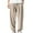 Khaki, variant on WREESH Men's Sweatpants Lightweight Casual Long Pants Elastic Waist Drawstring Comfy Pocket Pants Black