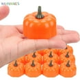 thumbnail image 2 of BadPiggies 12Pcs Halloween Pumpkin Tealights Flameless Candle Flickering LED Lights Battery Operated for Holiday Party Home Decoration, Normal, 2 of 7