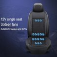 thumbnail image 3 of Cojín de asiento de masaje con ventilación de verano para automóvil de 12 V/24 V, almohadillas de asiento de masajeador de enfriamiento transpirable, almohadillas de asiento con ventilación interior d, 3 of 5