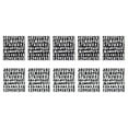 thumbnail image 4 of 10 Feuilles de Lettres et Chiffres Autocollants Alphabet, 4 of 7