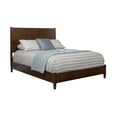 thumbnail image 3 of Alpine Furniture Flynn Mid Century California King Panel Bed in Walnut (Brown), 3 of 9