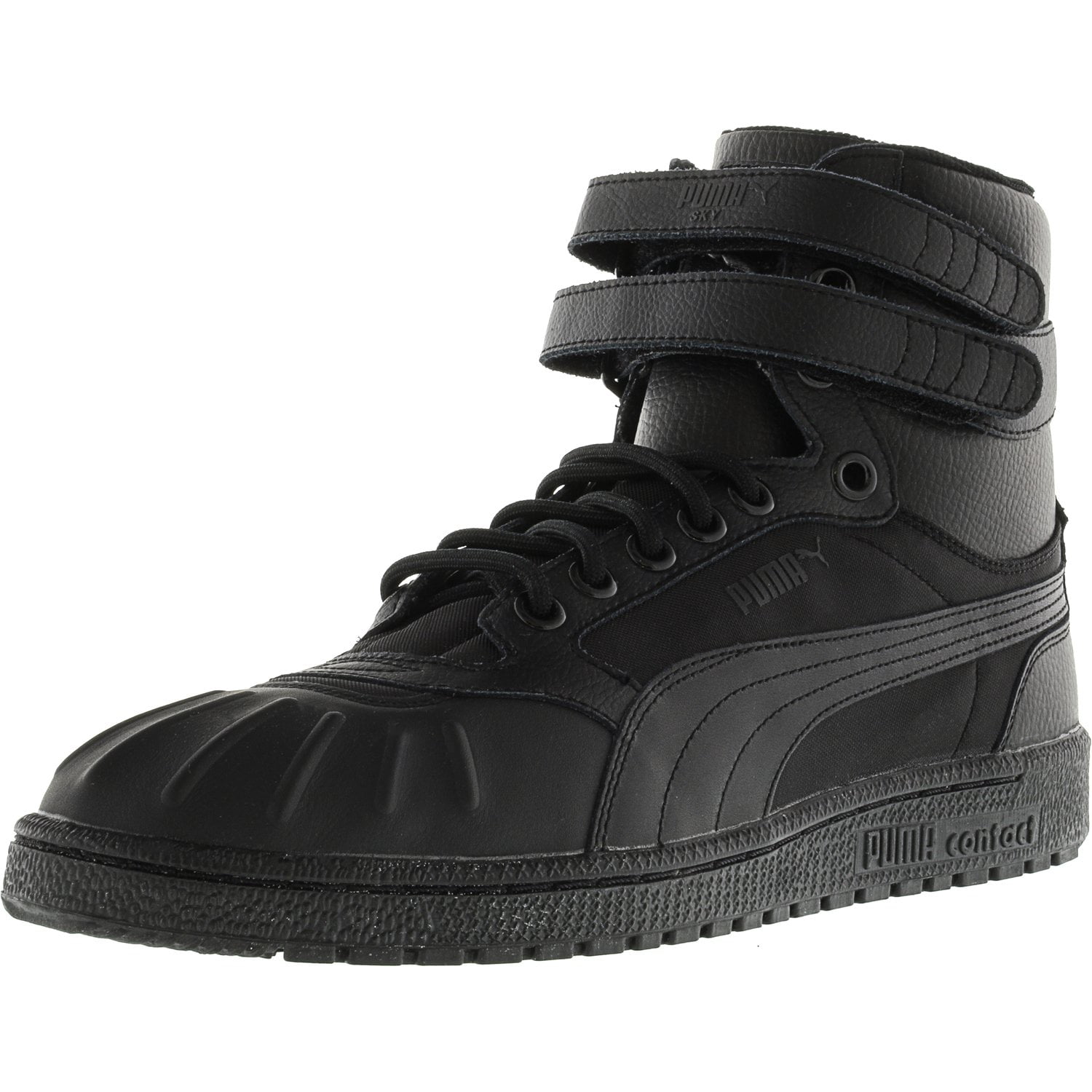 Puma Men's Sky Ii Hi Duck Boot Black Ankle-High Leather Fashion Sneaker ...