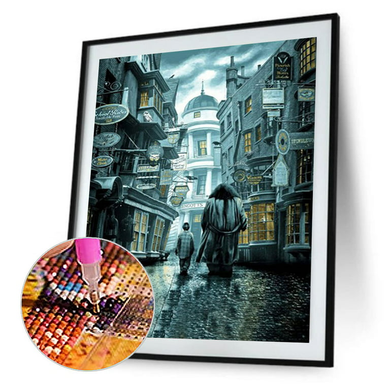 Full Square Drill 5D DIY Diamond Painting Harry Potter Embroidery Cross  Stitch Mosaic Home Decor Gift