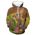thumbnail image 2 of Sudadera con capucha con estampado 3D de animales, linda sudadera con patrón de conejo, sudadera deportiva informal de manga larga para hombres y mujeres, sudaderas con capucha para niños de otoño, 2 of 5