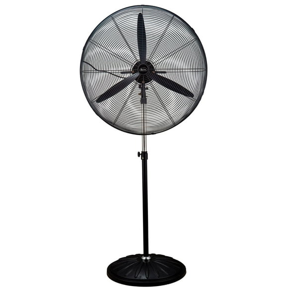 Ventilador de Pedestal Industrial Sky Care 30 Pulgadas 3 Velocidades Negro