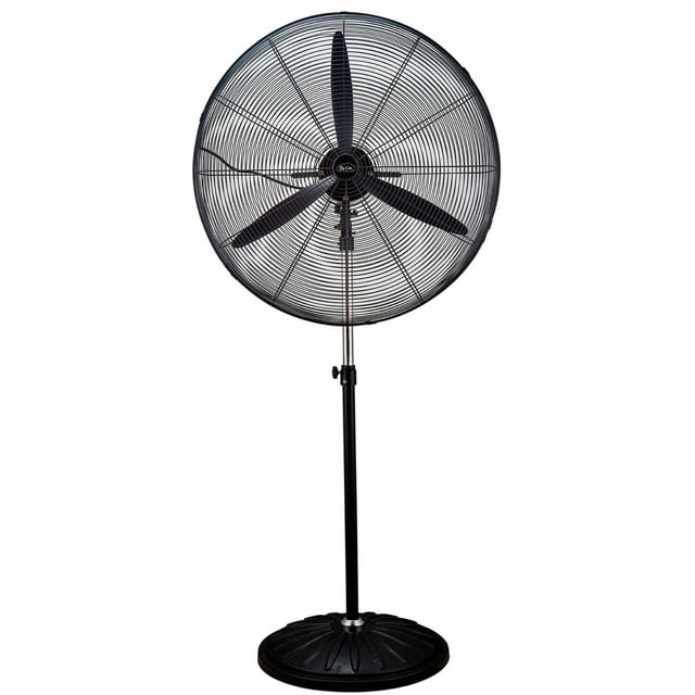 Ventilador de Pedestal Industrial Sky Care 30 Pulgadas 3 Velocidades Negro