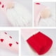 thumbnail image 3 of Peluche De San Valentín, Muñeco Sin Rostro Con Parte Inferior Ponderada, Gnomos De Anciano Con Parches De Corazón, Sombreros Para Decoraciones Navideñas Para El Hogar Vogacara HA046981-01, 3 of 6