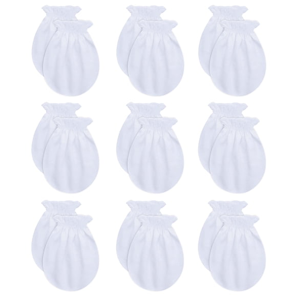 Juego de guantes de algodón para bebés RATIVE Sleep, sin rasguños, de 0 a 6 meses