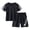 Black, variant on easter outfit toddler boy Kids Toddler Baby Unisex Spring Summer Short Sleeve Sports Tshirt Shorts Outfits Clothes