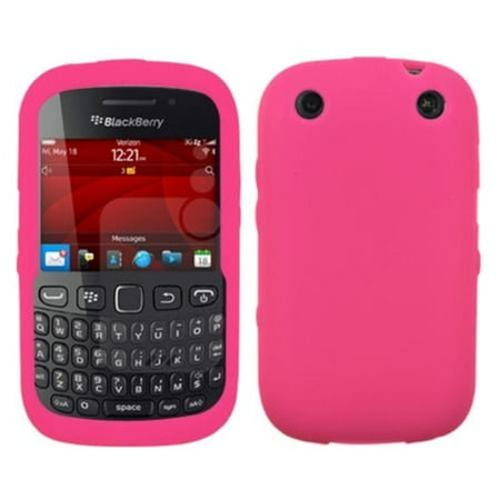 Insten Solid Skin Case (Hot Pink) For BLACKBERRY 9310 Curve