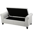 thumbnail image 5 of Generously upholstered | Can be used as a seat and store pillows | Enhances the style of any small room, 5 of 5