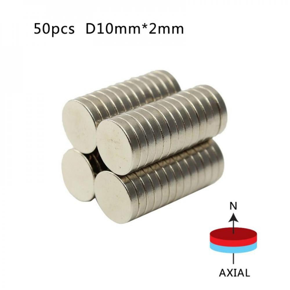 10mm Mini Round NdFeB Magnet Strong Magnets Details about   50/100PCS N50-2 