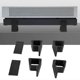 thumbnail image 4 of 4pcs Game Console Horizontal Version Heightening Bracket Slip Resistant Wear Proof Accessories for Xbox One S X Black, 4 of 5