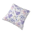 thumbnail image 2 of Rateoe Lavender Flowers Pattern Throw Pillow Cover Premium Pillow Stuffer Sham Square for Decorative Cushion Bed Couch Sofa(Pillow insert not included), 2 of 8