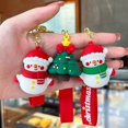 thumbnail image 3 of LLavero de silicona para árbol de Navidad, muñeco de nieve, accesorios colgantes, muñeca de pegamento suave, llaveros bonitos, regalos de joyería, 3 of 4