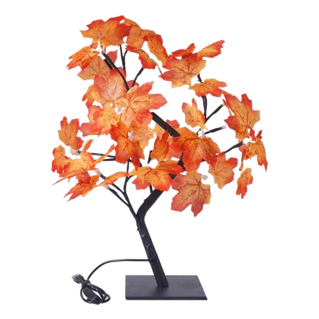 Lámpara de árbol de arce Gloria Luz LED de decoración de Acción de Gracias Luz de noche de árbol