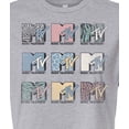 thumbnail image 3 of MTV - Logo Grid - Juniors Cropped Tee, 3 of 5