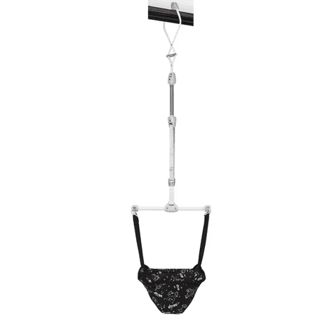 Baby Door Jumper for 6-12 Months Infant Unisex Toddler, Adjustable Strap and Seat, Black