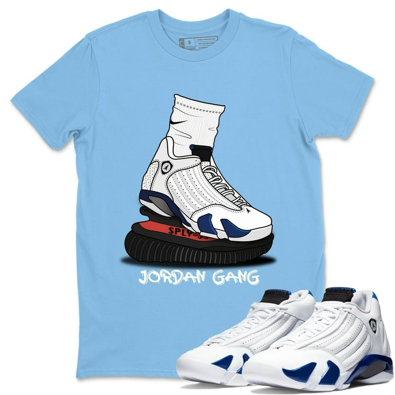 Jordan 14 white and blue new arrivals