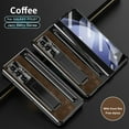 thumbnail image 2 of Dteck for Samsung Galaxy Z Fold 7 Case with Pen Stylus, Hinge Protection Ultra Thin Built-in Screen Protector Kickstand Lens Protection Slim Case Cover for Galaxy Z Fold 7,Coffee, 2 of 8