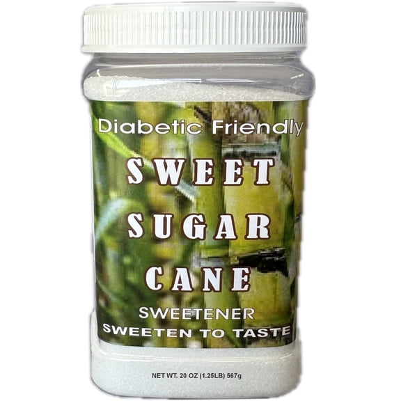Sugar Sweetener       20 oz. Jar Granulated Healthier 'Diabetic Friendly'