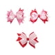 thumbnail image 5 of Guardurnaity Pinza para el pelo con lazo para niñas, horquillas con forma de corazón, pasadores, tocados Accesorio para el cabello rojo doble capa, 5 of 6