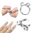 thumbnail image 3 of Anillos Dedo Crochet Punto Ajustables (2 * Anillos 10 * Hebilla Marcadora), 3 of 9