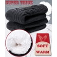 thumbnail image 2 of Calcetines mullidos para hombre, térmicos, acogedores, de forro polar, suaves, cómodos, gruesos, antideslizantes, para regalo de Navidad y hogar, 2 of 4