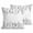 White, variant on Throw Pillow Covers 18x18 Inch Set of 2 Black Floral Decorative Pillows Cushion Case Soft Square Pillowcases Flower Leaf Branch Throw Pillows for Couch Sofa Bed Chair Home Decor