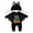 T7967 Black, variant on Bysome Toddler Girls Boys Romper Size 0-3 Months Halloween Cartoon Prints Hat Outfits Long Sleeve Crew Neck Cute Print Kids Jumpsuit Black
