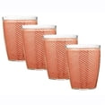thumbnail image 1 of Kraftware Corp 38414 Résille Verre à Boire à Double Paroi en Brique de 14 oz&44; Lot de 4, 1 of 1