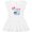 AA-White, variant on Inktastic Big Sister to a Little Mister Bow and Mustache Girls Toddler Dress