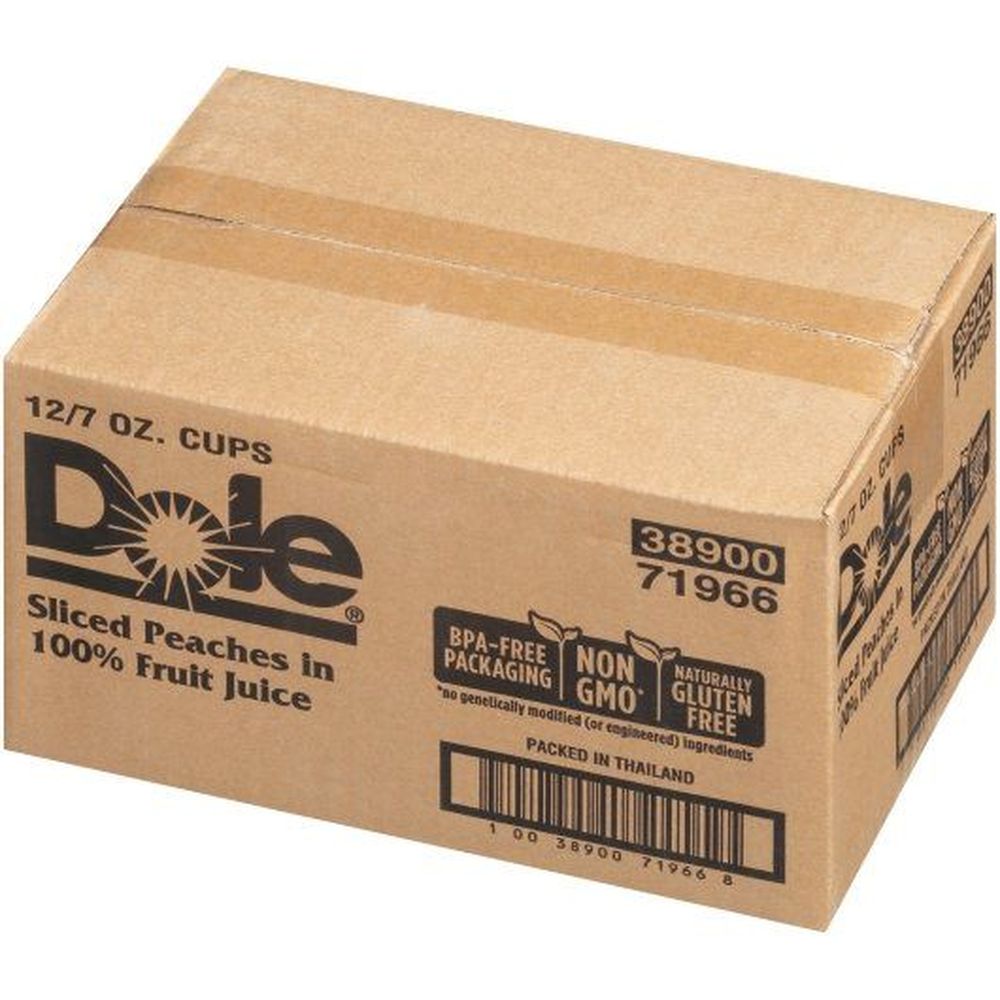 Dole Sliced Peach in Light Syrup, 7 Ounce -- 12 per Case.