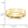 thumbnail image 3 of Avariah Diamonds Solid 10k Yellow Gold 5.2mm Standard Weight Flat Comfort Fit Wedding Band Size 10.5 - Ring Size 10.5, 3 of 6