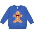 thumbnail image 2 of Inktastic Cute Gingerbread Man with Red Plaid Bowtie Toddler Sweatshirt, 2 of 4
