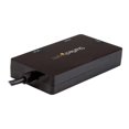 thumbnail image 1 of StarTech.com 4K USB C to HDMI, VGA & DVI Multi Port Video Display Adapter for Mac / Windows Ordinateur Portable & Monitor (CDPVGDVHDBP) - Adaptateur - 24 Broches USB-C Mâle vers HD-15 (VGA), DVI-I, HDMI Femelle - 5,9 Po - Noir - Convertisseur Actif, support 4K30Hz (3840 x 2160) (HDMI), 1920 x 1200 (WUXGA) support, 1 of 6