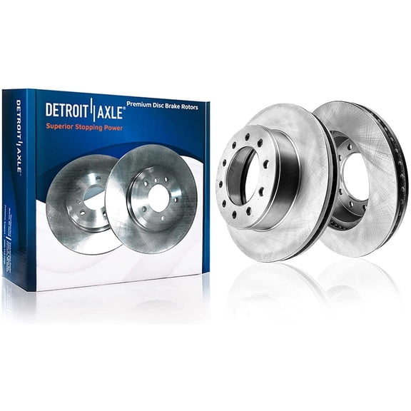 Detroit Axle - Rear Brake Rotors for 2003 2004 2005 2006 2007 2008 2009 2010 2011 Lincoln Town Car, Disc Brake Rotors Replacement: 11.61" inch Rotor