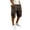 Bronze@GC@, variant on CONZONE Men's Baggy Cargo Shorts Wide Leg Shorts for Men Trendy Elastic Waist Solid Soft Casual Joggers Shorts With Pockets