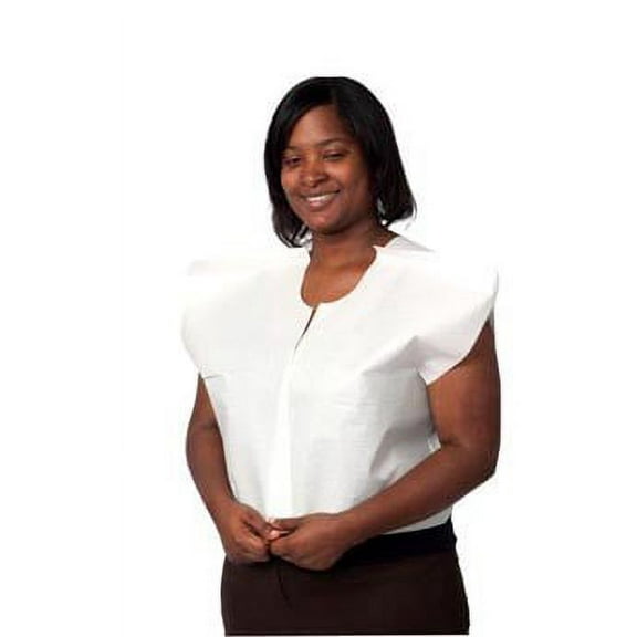 Pro Advantage Exam Cape Tissue/Poly/Tissue 30"x 21" 100/Cs - White