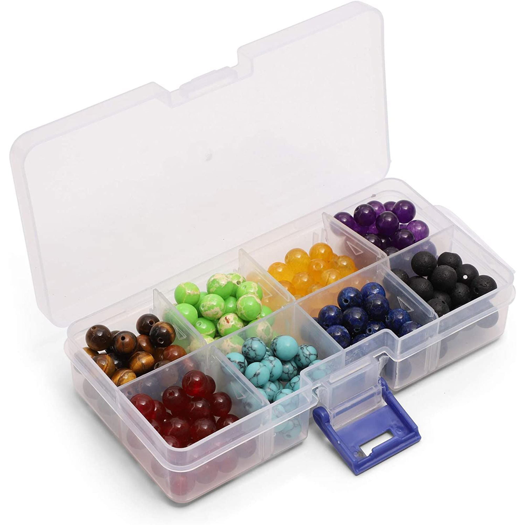 224 Packs Chakra Bead Gemstone Kit for Jewelry Making Necklaces ...